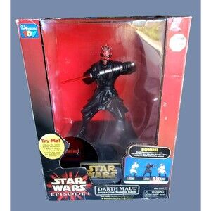 Vintage 1999 Hasbro Darth Maul Electronic Talking Star Wars 12" Figure Episode 1